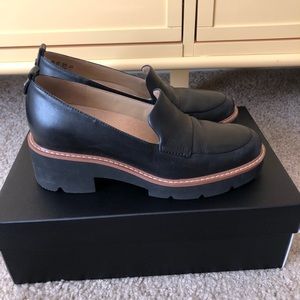 Naturalizer Black Leather Loafers